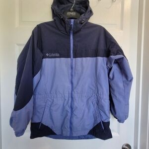 Columbia Jacket Small Women's Vintage Original Hooded Rain Jacket Wind Breaker